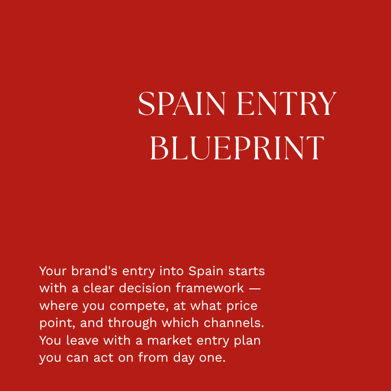 SPAIN ENTRY BLUEPRINT